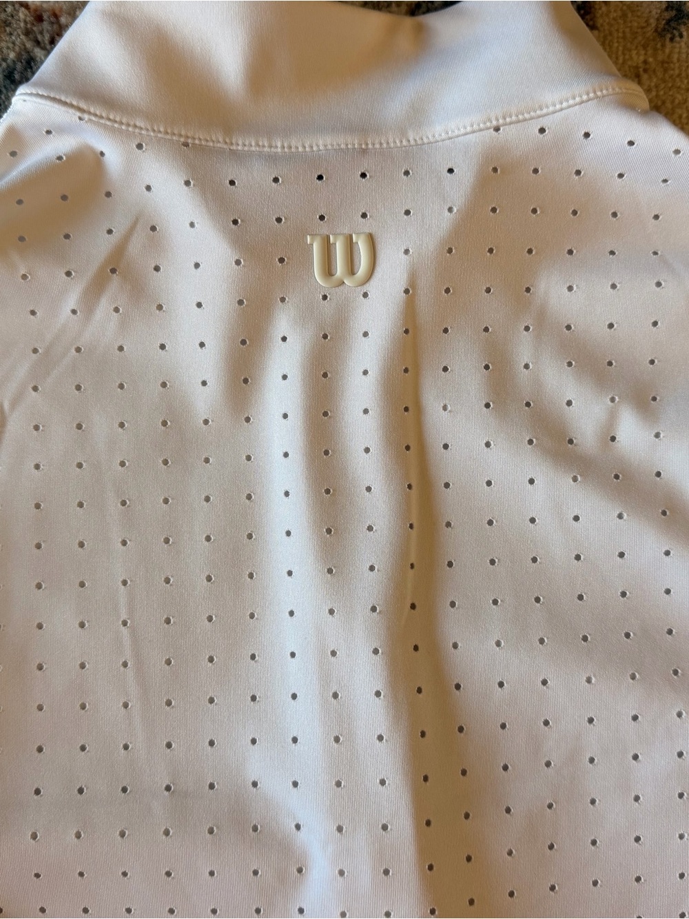 Wilson Women’s White Perforated Polo